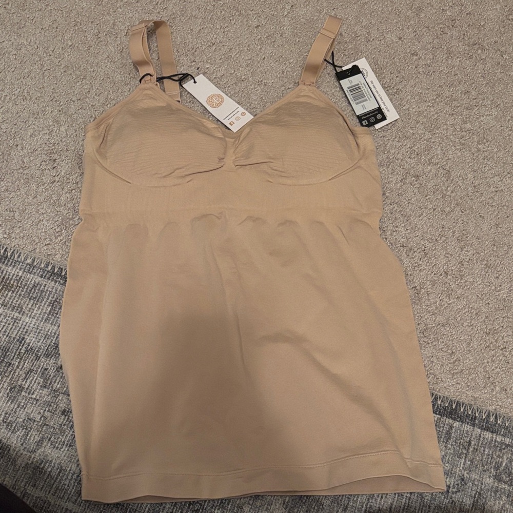 Kindred Bravely Tan Nursing Pumping Tank Bra